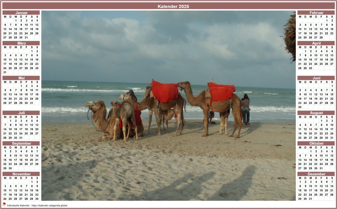 Kalender 2025 Foto gratis