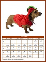 Monatskalender der Serie „Hunde“