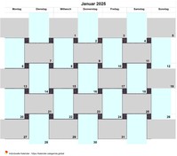 Kalender Tagebuch Bullet Zeitungsstil geflochtenes Papier