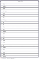 Juli 2025 Kalender im Blankoformat im Hochformat