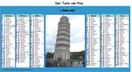 2025 Halbjahreskalender mit zentralem Foto 2025 Halbjahreskalender mit zentralem Foto