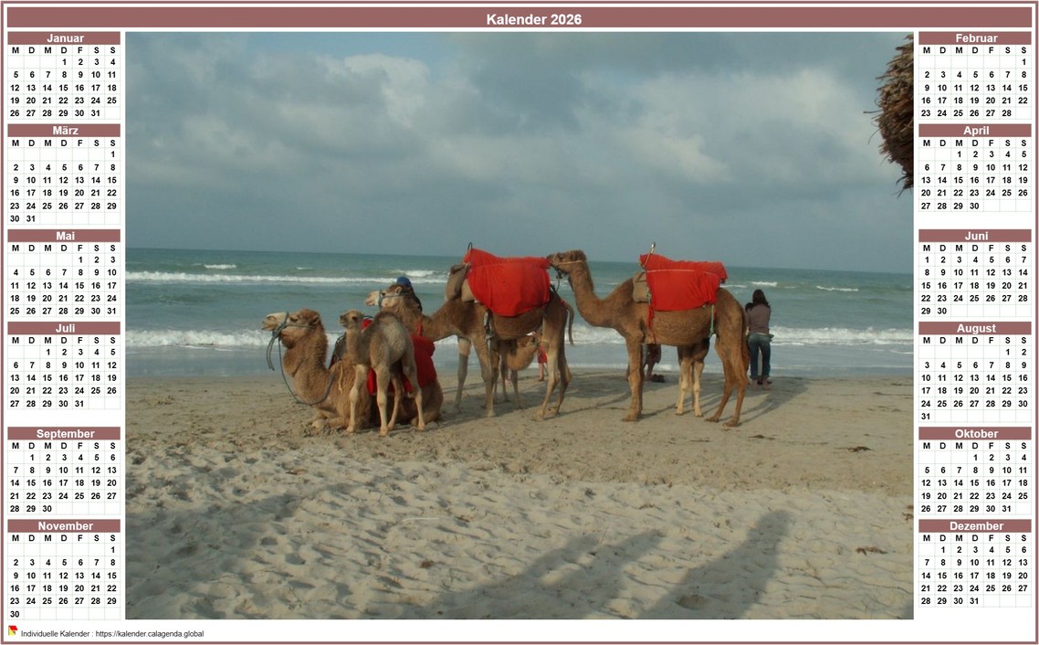 Kalender 2026 Foto gratis