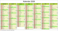 Siebenmonatskalender