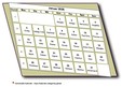Kalender monatlich 3D-Stil