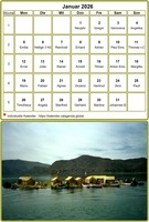 Kalender monatlich Tisch