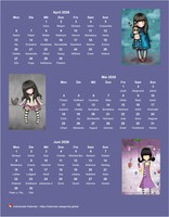 Vierteljahreskalender mit Foto-Gorjuss