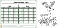 Zweimonats-Malkalender