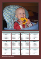 Jahreskalender mit Kinderbild