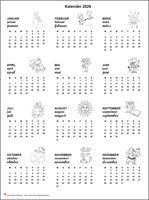 Jahreskalender Grundschule 2026