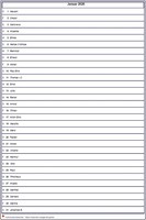 Mai 2026 Kalender im Blankoformat im Hochformat