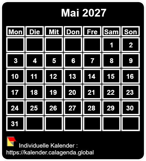Kalender monatlich 2027 zum Ausdrucken, schwarzer Hintergrund, winzige Größe, Taschenformat, spezielle Brieftasche
