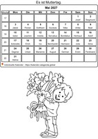 Mai 2027 Malkalender
