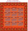 2027 druckbarer Kalender mit Bild, Größe 3x4 Tisch