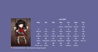 Kalender Gorjuss Oktober 2027 jeden Monat eine andere Puppe