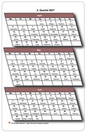 2027 Vierteljahreskalender im 3D-Stil