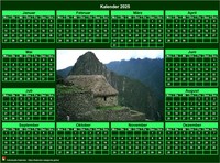 2008 grüner Fotokalender