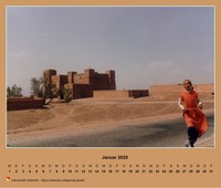 Kalender monatlich 2008 horizontal mit Foto