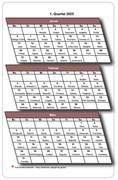 2008 Vierteljahreskalender im 3D-Stil