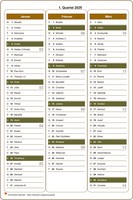 2255 Vierteljahreskalender