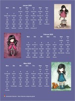 2255 Vierteljahreskalender mit Foto-Gorjuss